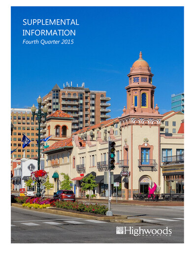 Thumbnail Highwoods Properties
 Quarterly Report 2015-q4