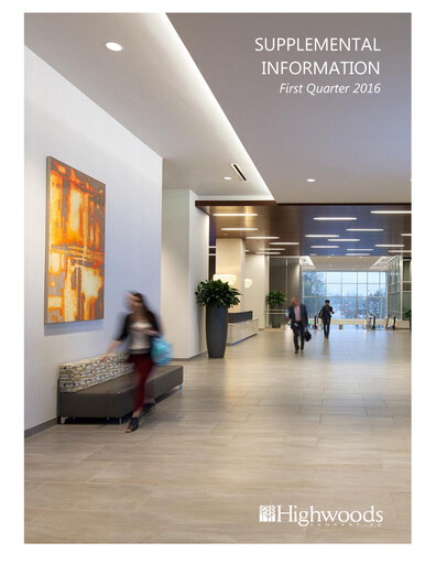 Thumbnail Highwoods Properties
 Quarterly Report 2016-q1