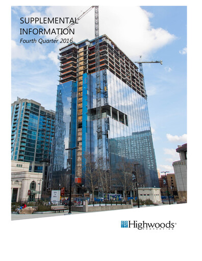 Thumbnail Highwoods Properties
 Quarterly Report 2016-q4