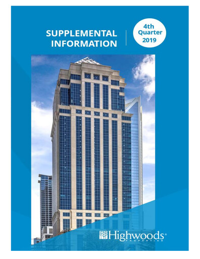 Thumbnail Highwoods Properties
 Quarterly Report 2019-q4