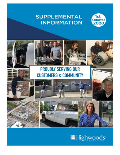 Thumbnail Highwoods Properties
 Quarterly Report 2020-q1