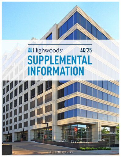 Thumbnail Highwoods Properties
 Quarterly Report 2025-q4