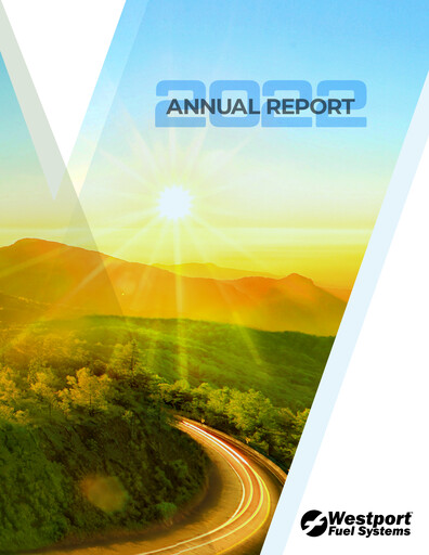 Thumbnail Westport Fuel Systems Annual Report 2022