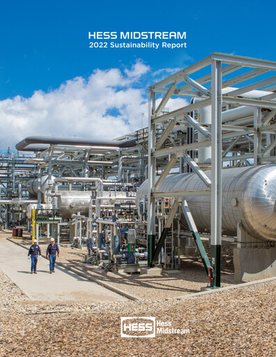 Thumbnail Hess Midstream Sustainability Report 2022