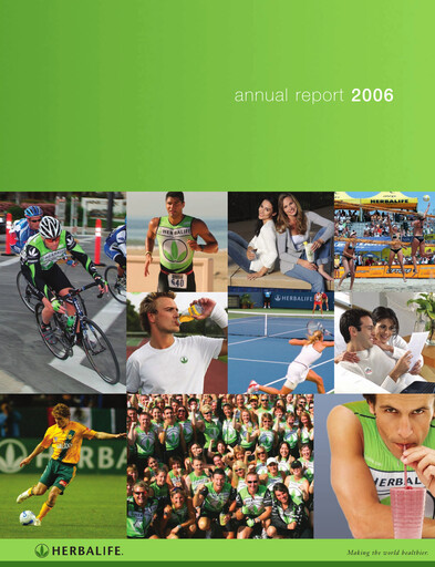 Thumbnail Herbalife Annual Report 2006