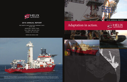 Thumbnail Helix Energy Solutions Annual Report 2010