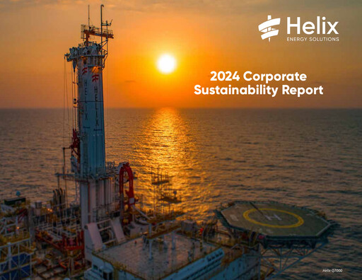 Thumbnail Helix Energy Solutions Sustainability Report 2024
