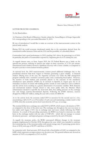 Vorschaubild Grupo Supervielle Jahresbericht 2019