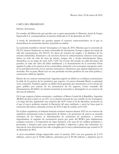 Vorschaubild Grupo Supervielle Jahresbericht 2015