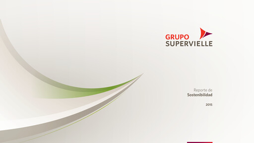 Miniature Grupo Supervielle Rapport de durabilité 2015