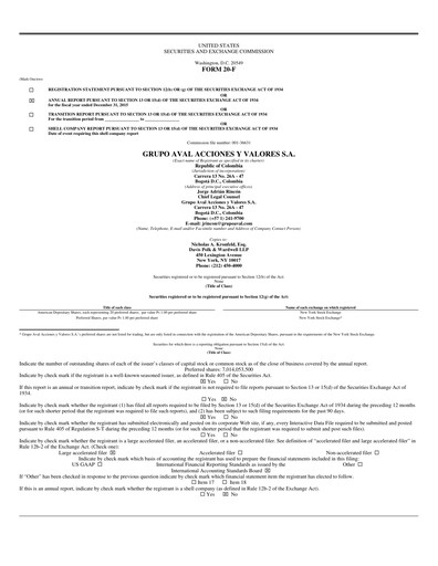 Thumbnail Grupo Aval
 Annual Report 2015