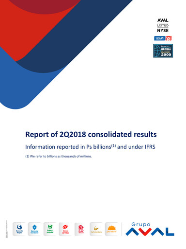 Thumbnail Grupo Aval
 Quarterly Report 2018-q2