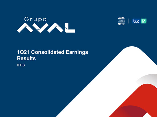 Thumbnail Grupo Aval
 Quarterly Report 2021-q1