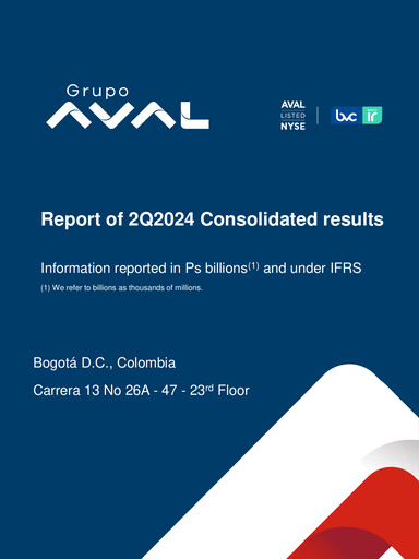 Thumbnail Grupo Aval
 Quarterly Report 2024-q2