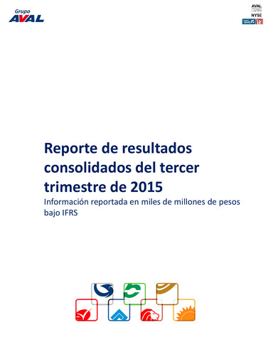 Thumbnail Grupo Aval
 Quarterly Report 2015-q3