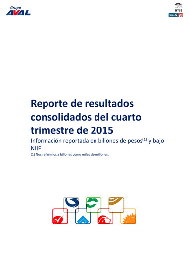 Thumbnail Grupo Aval
 Quarterly Report 2015-q4