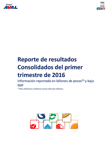 Thumbnail Grupo Aval
 Quarterly Report 2016-q1