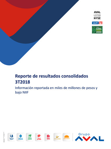 Thumbnail Grupo Aval
 Quarterly Report 2018-q3