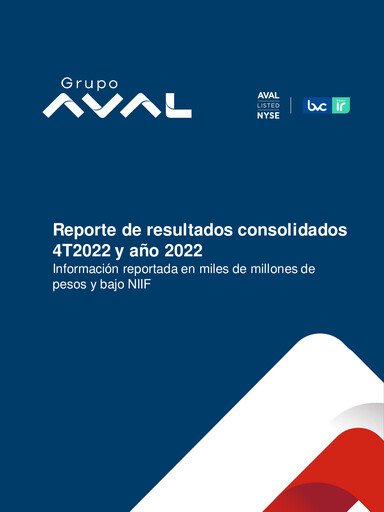 Thumbnail Grupo Aval
 Quarterly Report 2022-q4