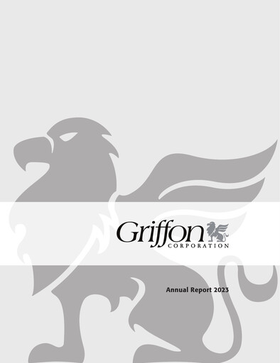 Thumbnail Griffon Corporation
 Annual Report 2023