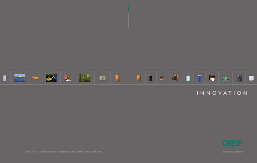 Thumbnail Greif Annual Report 2010