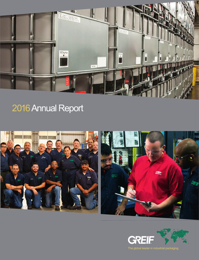 Thumbnail Greif Annual Report 2016