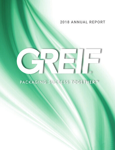Thumbnail Greif Annual Report 2018