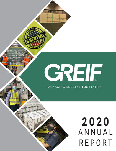 Thumbnail Greif Annual Report 2020