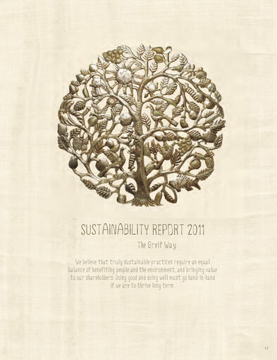 Thumbnail Greif Sustainability Report 2011