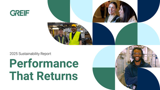 Thumbnail Greif Sustainability Report 2025