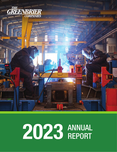 Thumbnail The Greenbrier Companies
 Annual Report 2023