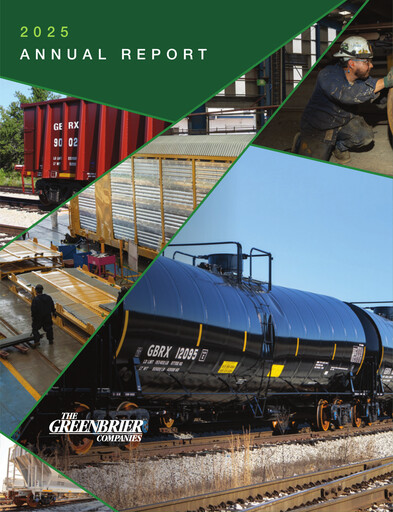 Thumbnail The Greenbrier Companies
 Annual Report 2025