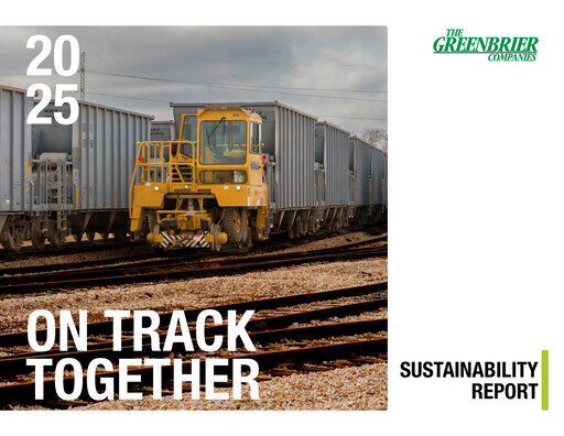 Thumbnail The Greenbrier Companies
 Sustainability Report 2025