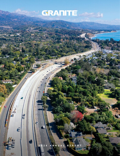 Thumbnail Granite Construction
 Annual Report 2024