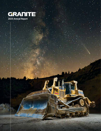 Thumbnail Granite Construction
 Annual Report 2025