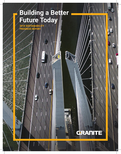 Thumbnail Granite Construction
 Sustainability Report 2018