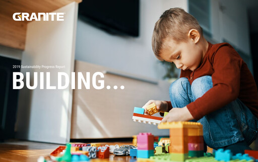 Thumbnail Granite Construction
 Sustainability Report 2019