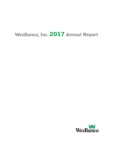 Thumbnail WesBanco Annual Report 2017