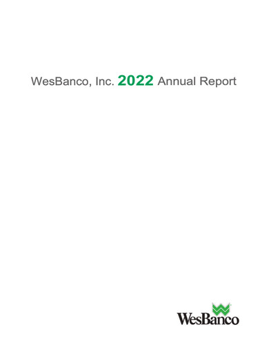Thumbnail WesBanco Annual Report 2022