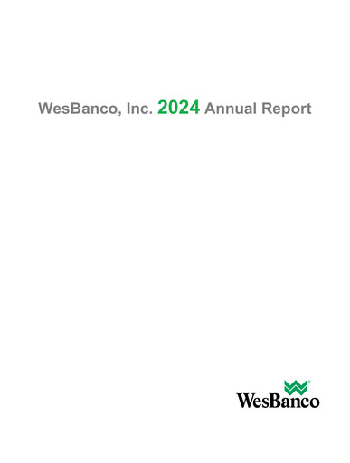 Thumbnail WesBanco Annual Report 2024