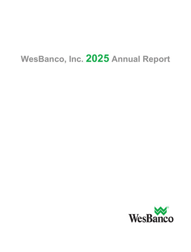 Thumbnail WesBanco Annual Report 2025