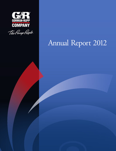 Thumbnail Gorman-Rupp Annual Report 2012