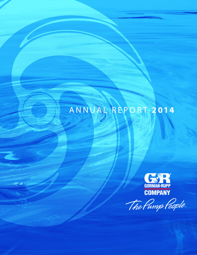 Thumbnail Gorman-Rupp Annual Report 2014