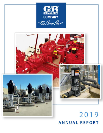 Thumbnail Gorman-Rupp Annual Report 2019