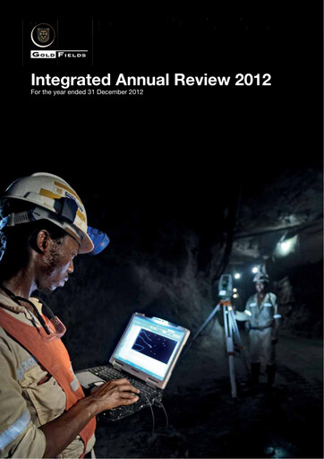 Thumbnail Gold Fields
 Annual Report 2012