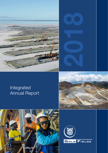 Thumbnail Gold Fields
 Annual Report 2018
