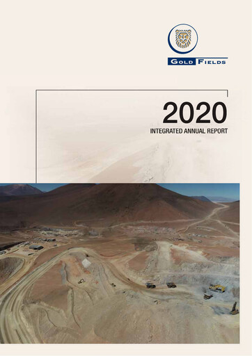 Thumbnail Gold Fields
 Annual Report 2020