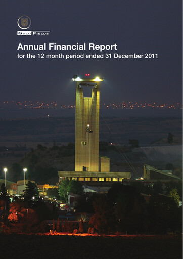 Thumbnail Gold Fields
 Financial Statement 2011