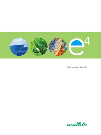 Thumbnail Air Products and Chemicals Annual Report 2008