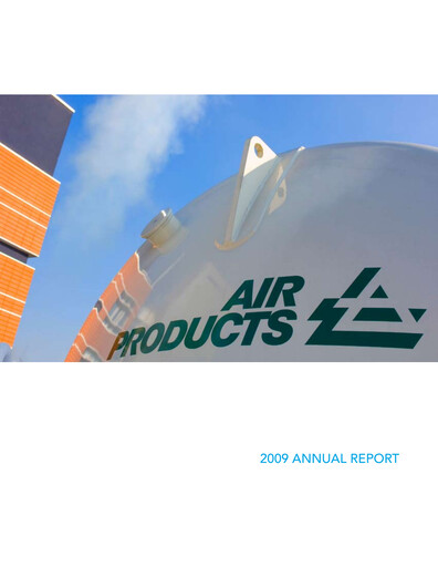 Thumbnail Air Products and Chemicals Annual Report 2009